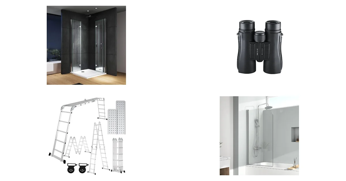Amazon Blitzangebote: IMPTS Duschkabine 70x90 cm + Eschenbach Fernglas 10x42 am 30.04.2026 (bis 54€ Ersparnis)