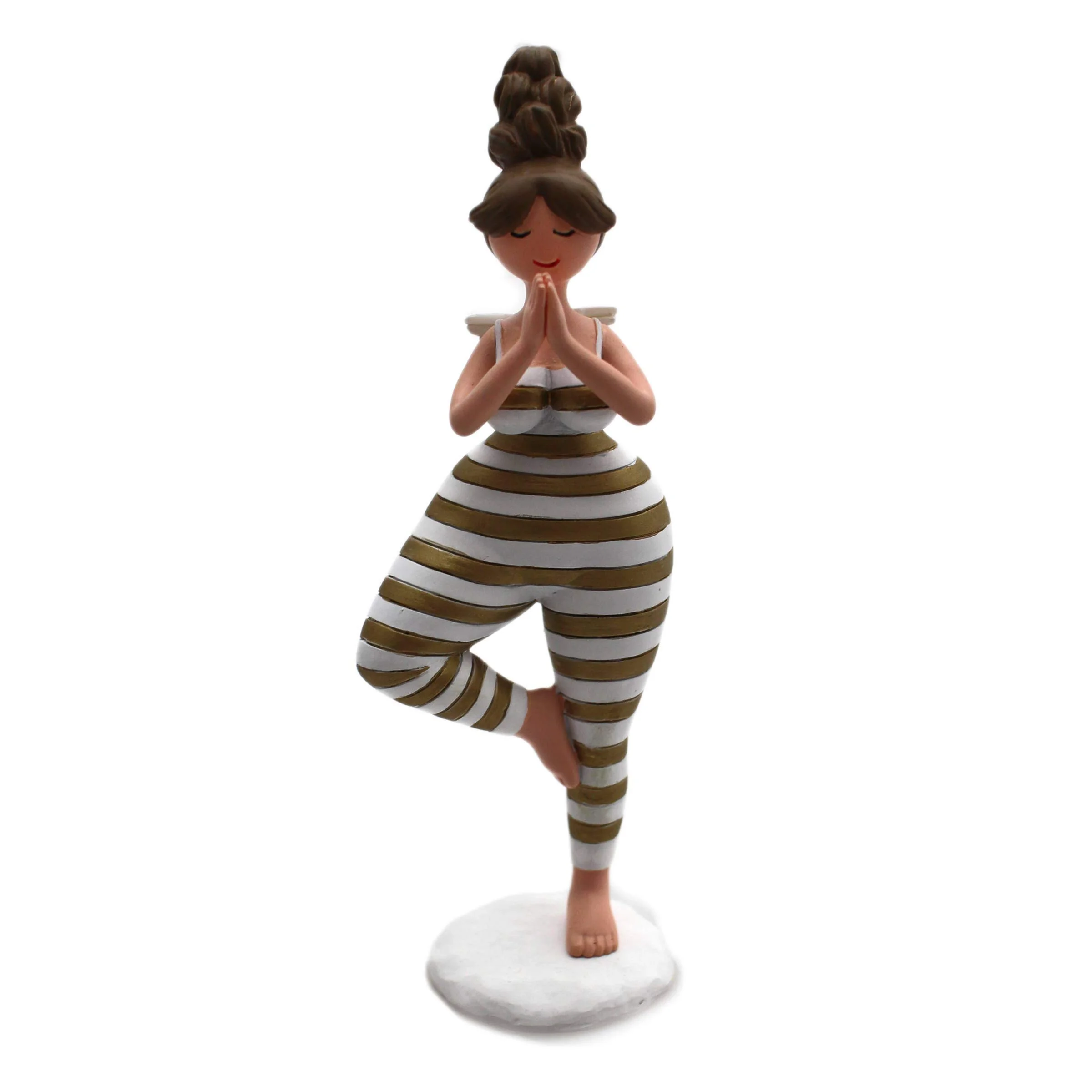 Yoga Figuren (Stehend gestreift)