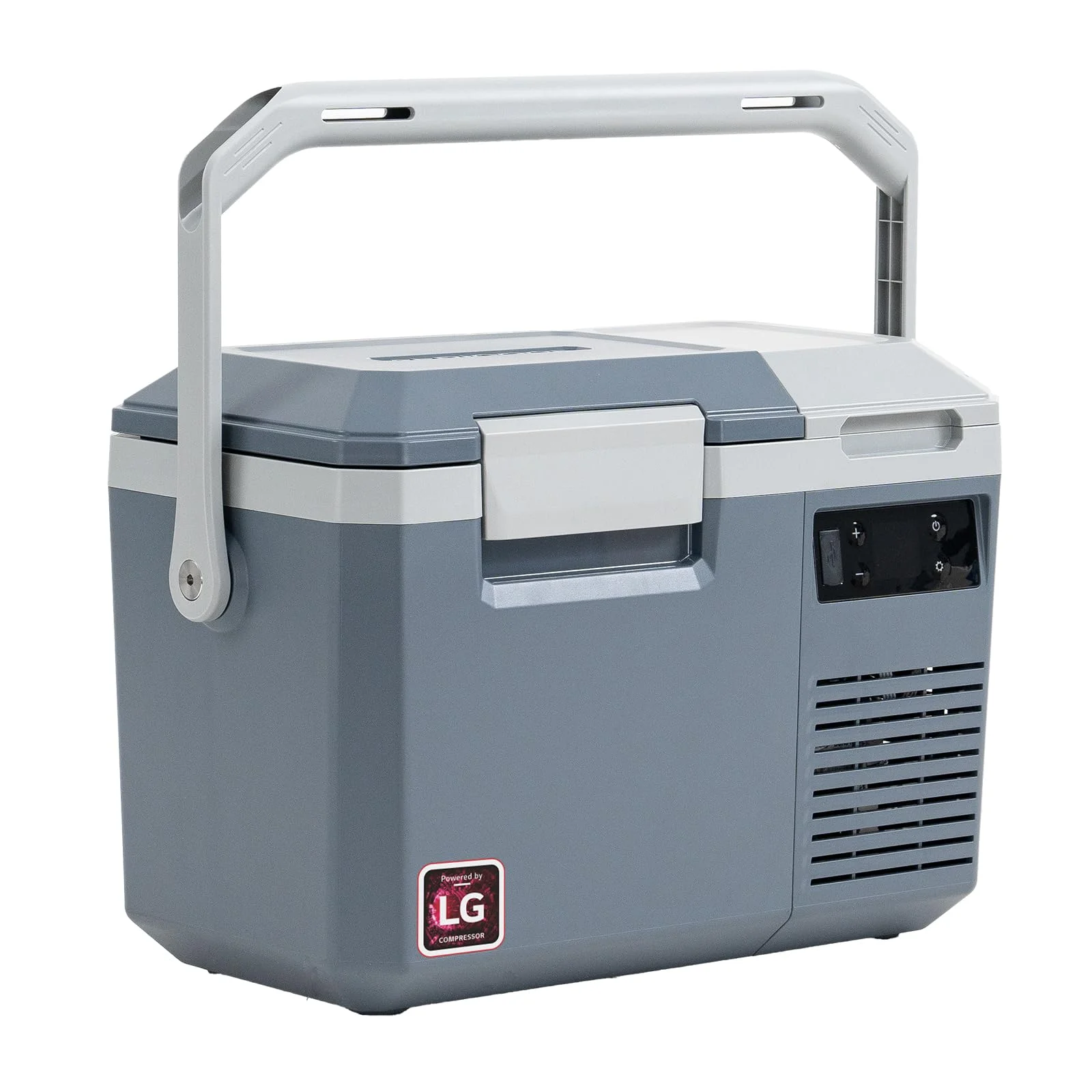 Alpicool LGMP8 8L Kompressor Kühlbox 12v Mini Kühlschrank Elektrische Camping-Gefrierbox Klein Tragbare für Auto, Lkw, Boot, RV mit USB Anschluss,-20℃-20℃, Wiederaufladbar(Batterie nicht enthalten)