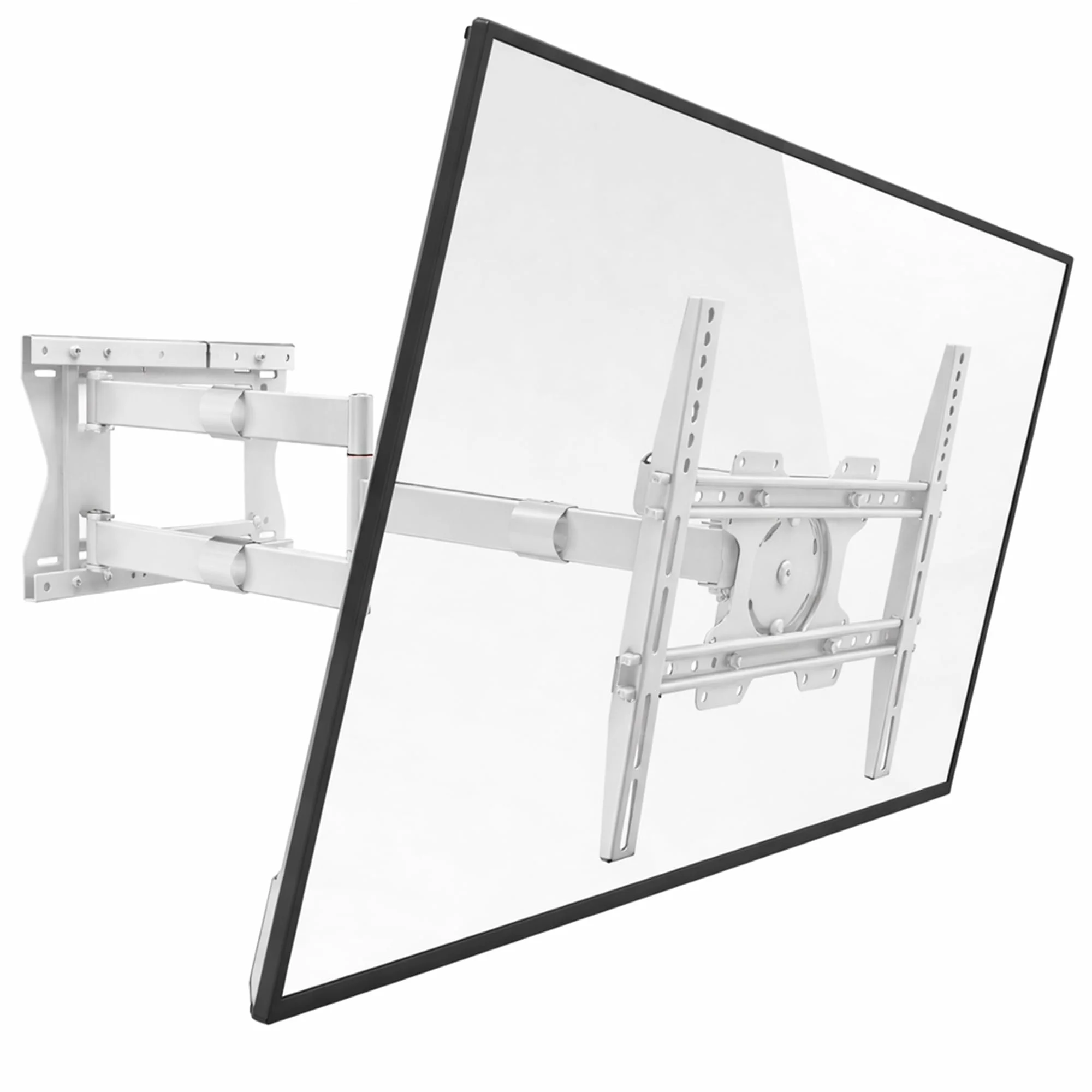 XTRARM TiTon 100 cm TV-Wandhalterung mit langem Gelenkarm 50 Zoll Biz 75 Zoll – voll beweglich dreh-, Schwenk- & rotierbar bis 100 cm Wandabstand, 60 kg Traglast, VESA 600x400, vesa wandhalterung