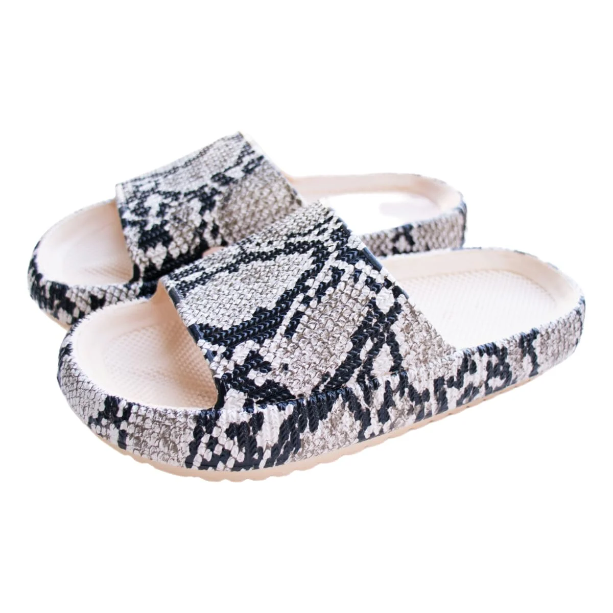 Badeschuhe Jungen Mädchen Badelatschen Original Slippers Leopard Wolken Slipper Badeschlappen Cloudyzz Schlappen Hausschuhe Kinder Home Slippers rutschfeste Pantoletten Sommer Strand Schwimmbad
