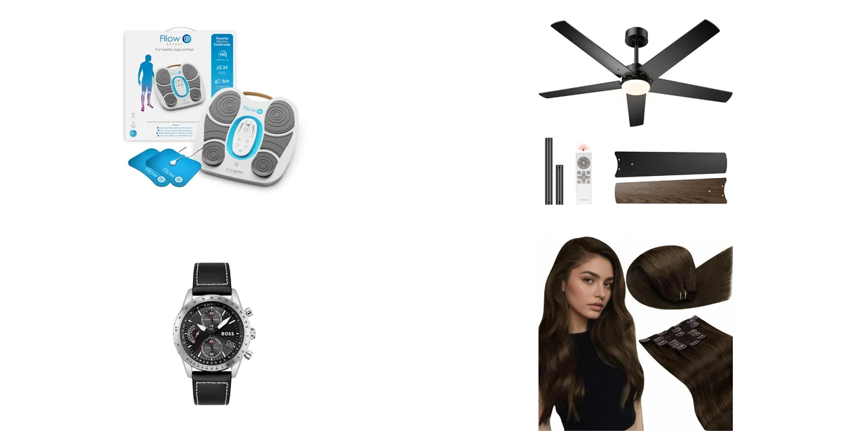 Amazon-Deal-News 02.05.2026: Fllow EMS-Tens Fußmassagegerät & VIVOHOME-Deckenventilator