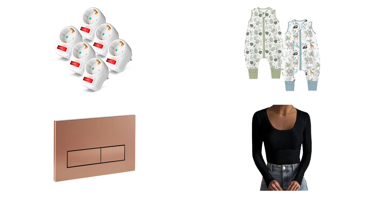 Amazon Blitzangebote: feletec Steckdosenleiste + Teechodina Schlafsack 02.05.2026