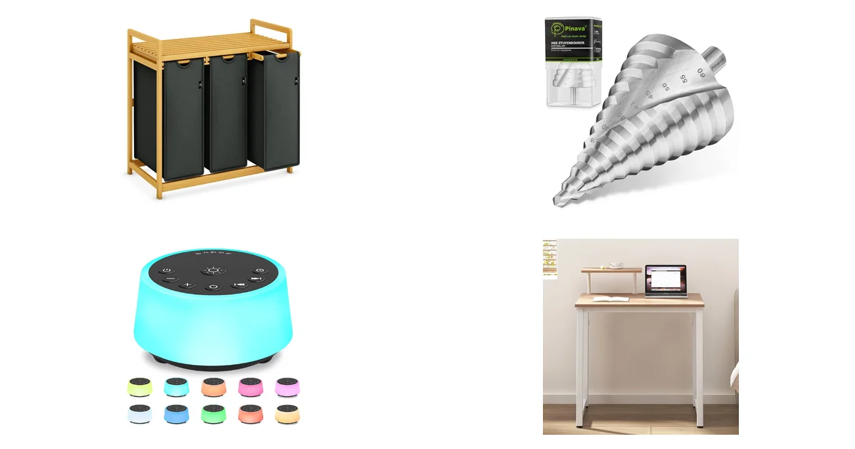 AdelDream Wäschekorb 150L mit Bambusrahmen Blitzangebot 02.05.2026 bei Amazon