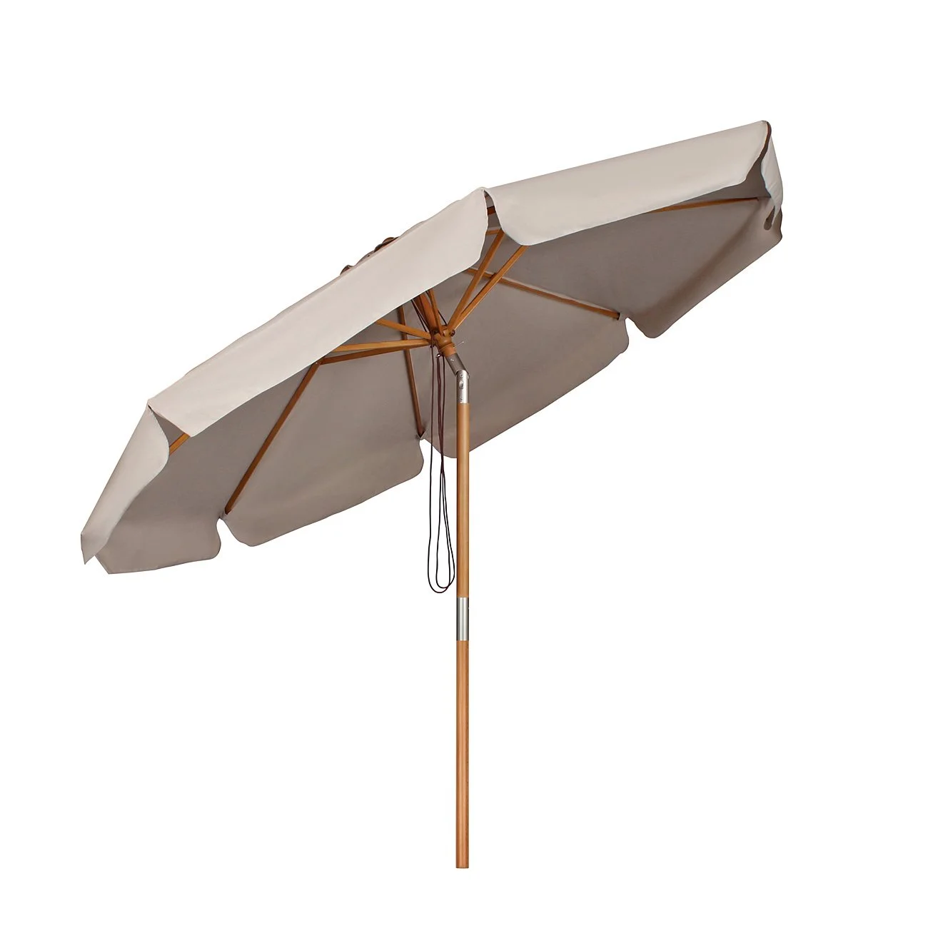Sekey® Sonnenschirm Holz-Sonnenschirm Marktschirm Gartenschirm Terrassenschirm Rund UV50+