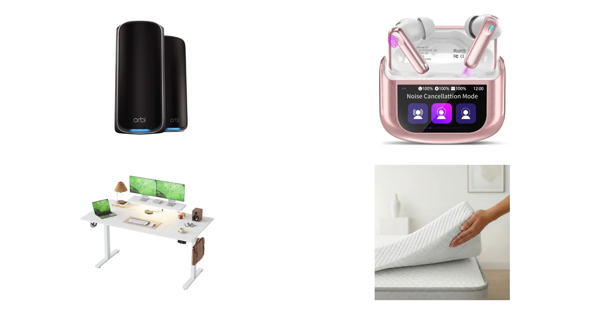 Amazon-Deals am 03.05.2026: NETGEAR Orbi 970 Mesh WLAN 7 System & Kopfhörer
