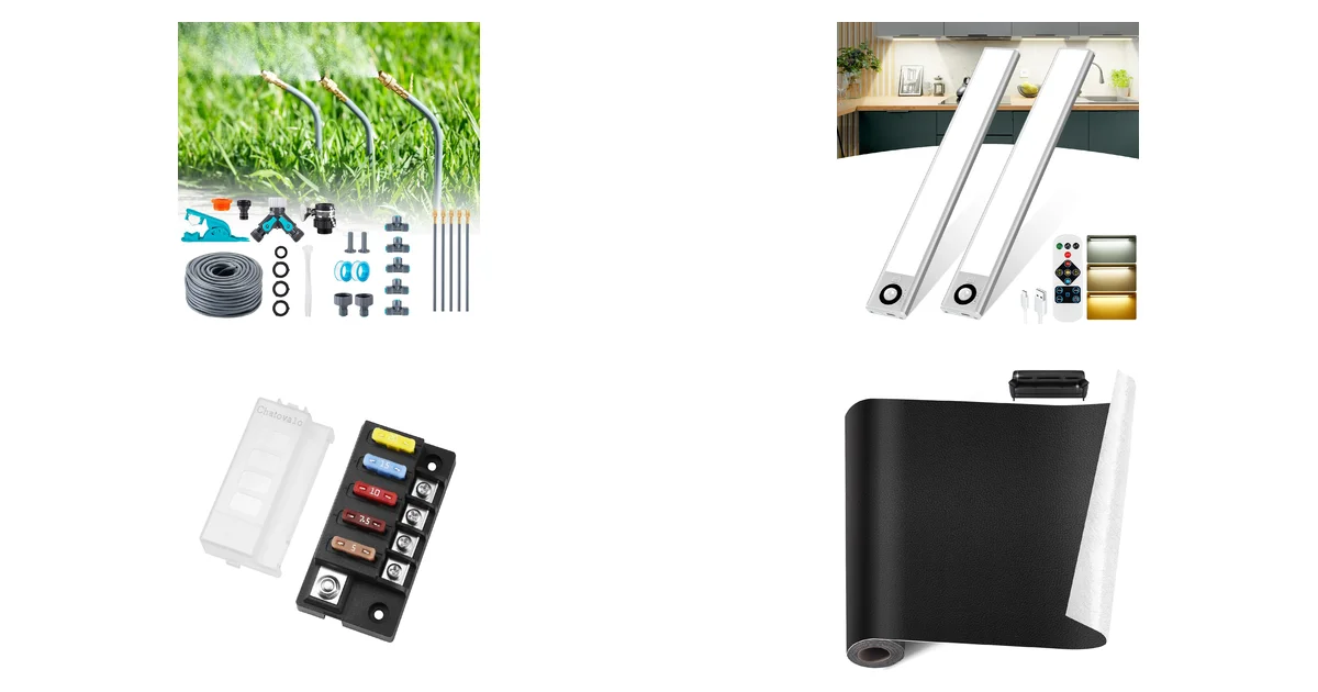 Amazon Blitzangebot am 03.05.2026: 360° Bewässerungssystem & LED Unterbauleuchte