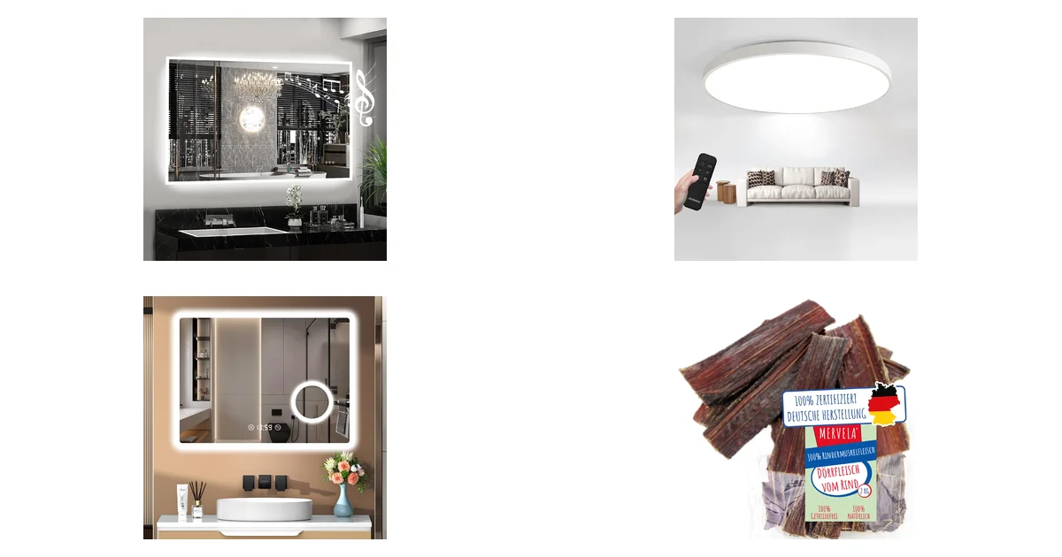 Blitzangebote am 03.05.2026: Habison LED Spiegel Bad mit Bluetooth 100x70cm und JDONG
