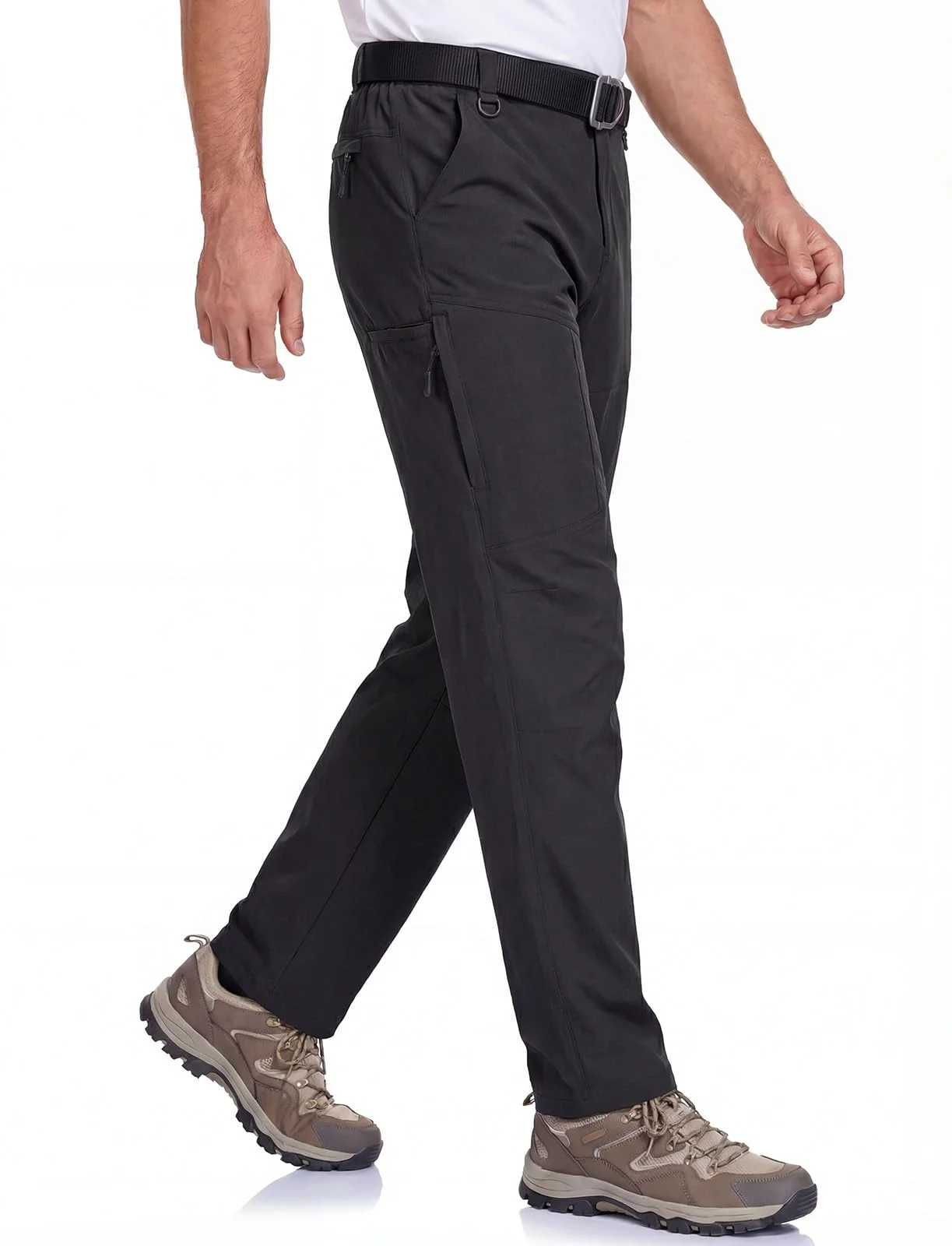 GymBrave Wanderhose Herren Wasserdicht Outdoor Hose Leichte Arbeitshosen Männer Cargohose mit Multi Taschen