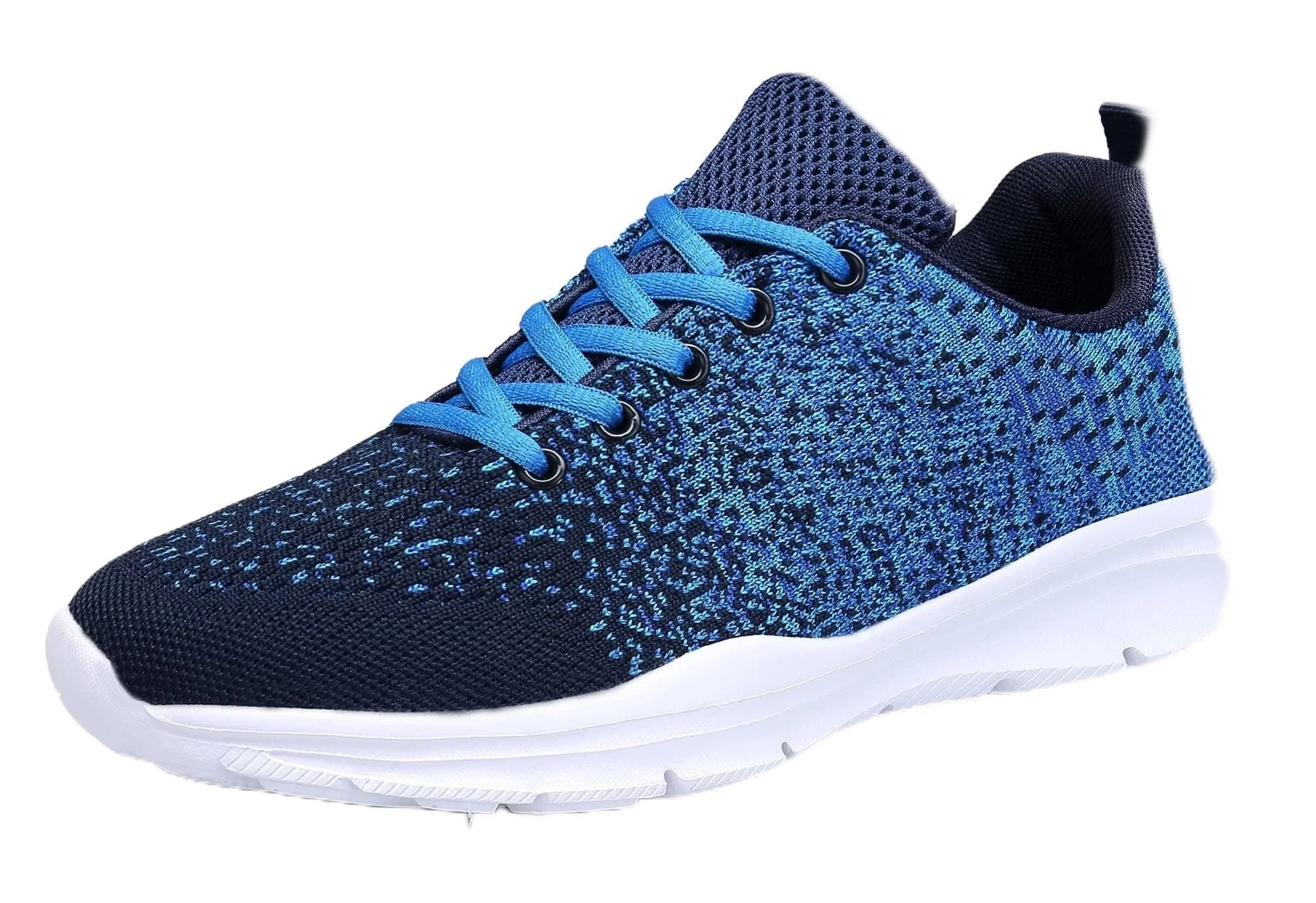 KOUDYEN Laufschuhe Atmungsaktiv Turnschuhe Schnürer Sportschuhe Leichte Gym Fitness Sneaker für Herren Damen