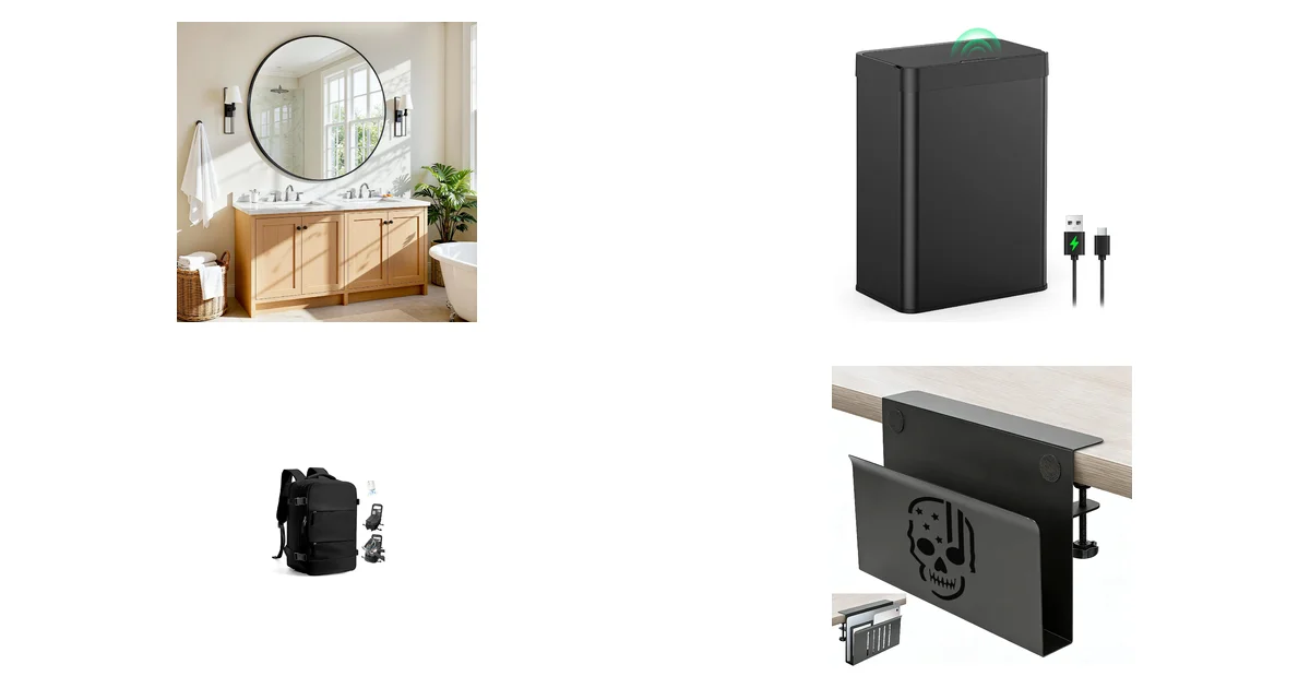 Spiegel Rund 81cm Schwarz Antok bei Amazon Blitzangebot 04.05.2026
