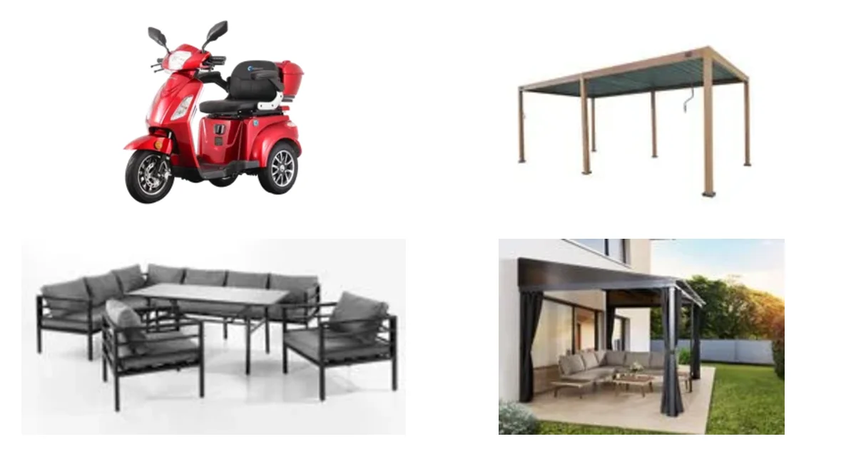 Norma24.de Deals 04.05.2026: E-Seniorenmobil SLSM03 und Aluminium-Pergola mit Flügeltür