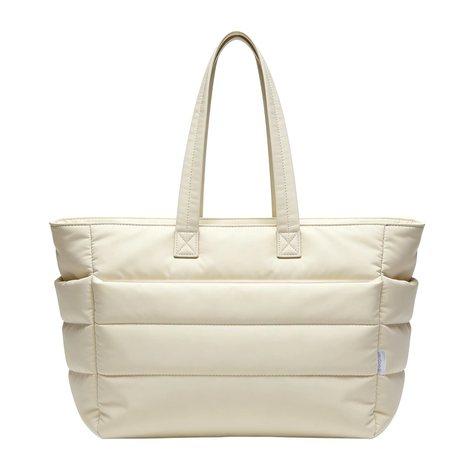 bagasin Handtasche Damen Groß, Puffer Laptoptasche 15,6 Zoll Shopper Tasche Arbeitstasche Aktentasche, Puffy Tote Bag Women Handbag Lehrertasche Schultasche Schultertasche für Uni Business Schule