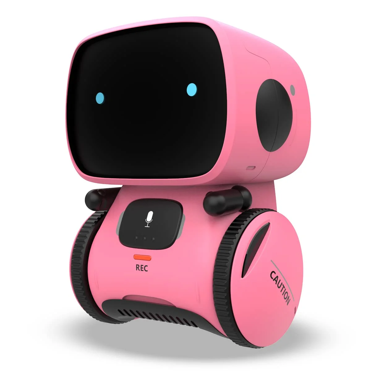REMOKING Intelligenter Kinder Roboter Spielzeug, Interaktiver Lernroboter mit Touch- & Sprachsteuerung, Sprachnachricht, Tanzen, Musik & LED-Augen, Geschenk für Jungen & Mädchen ab 3 Jahren (Rosa)