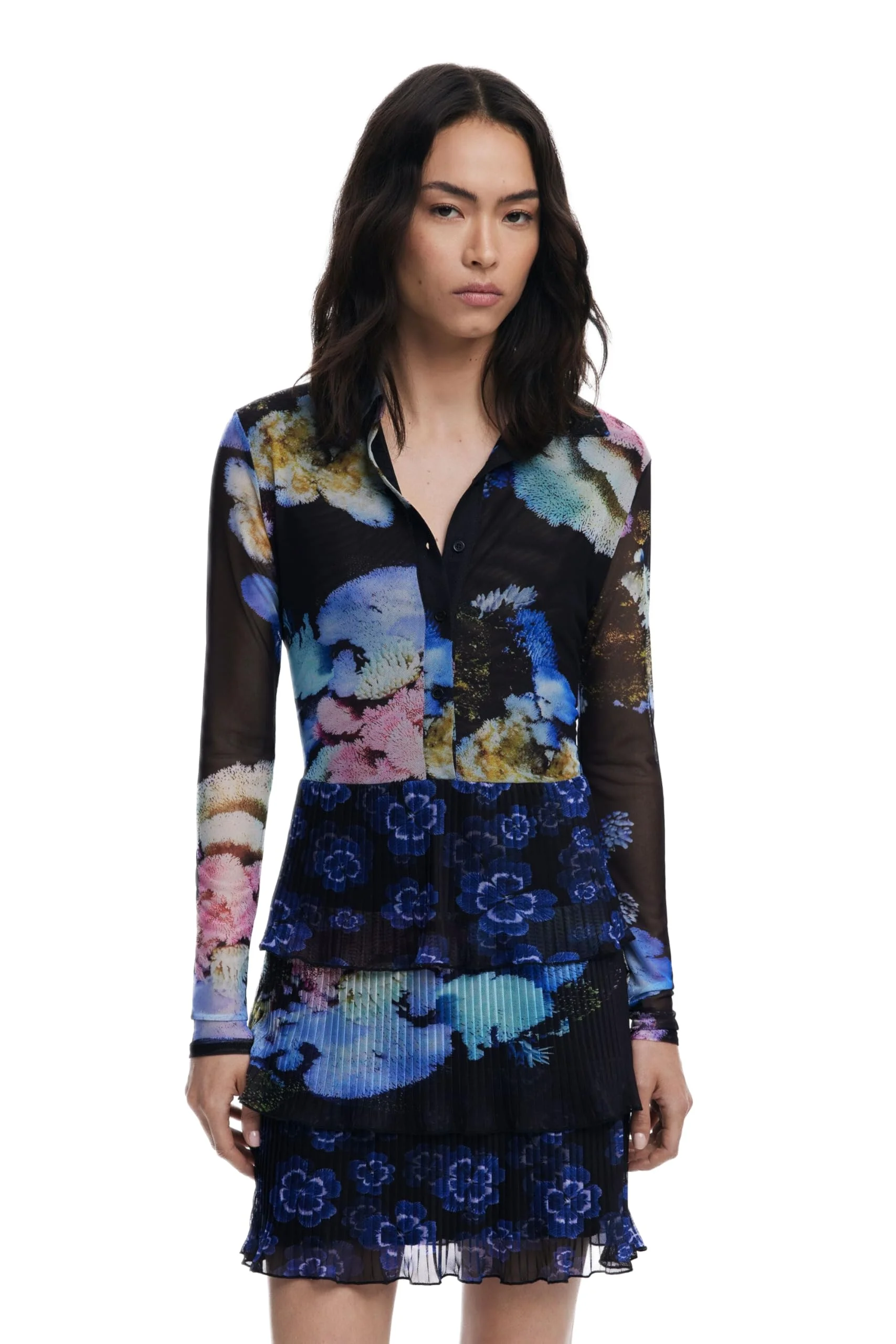 Desigual Damen 25wwvk10 Lässiges Kleid