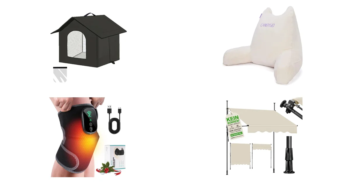 Amazon Blitzangebote 05.05.2026: Katzenhaus Outdoor und Wuke Lesekissen reduziert