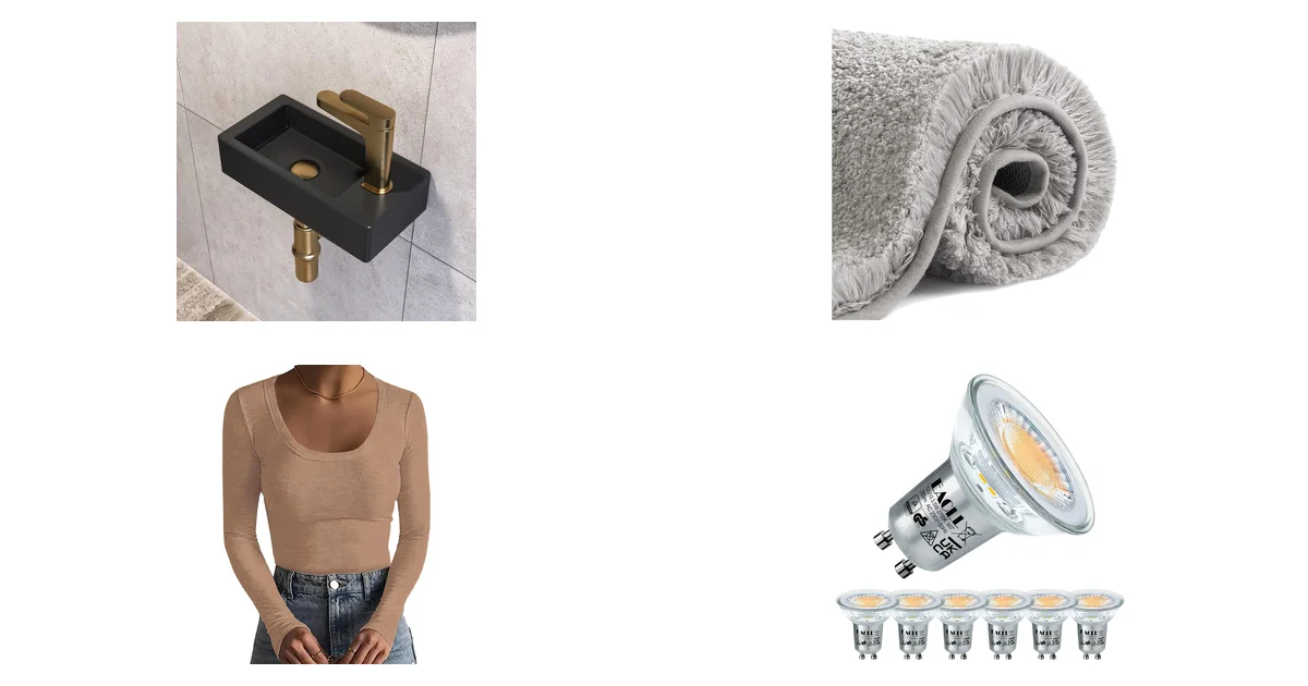 Deer Valley Kleines Rechteckiges Waschbecken für Gäste-WC S 05.05.2026 bei Amazon