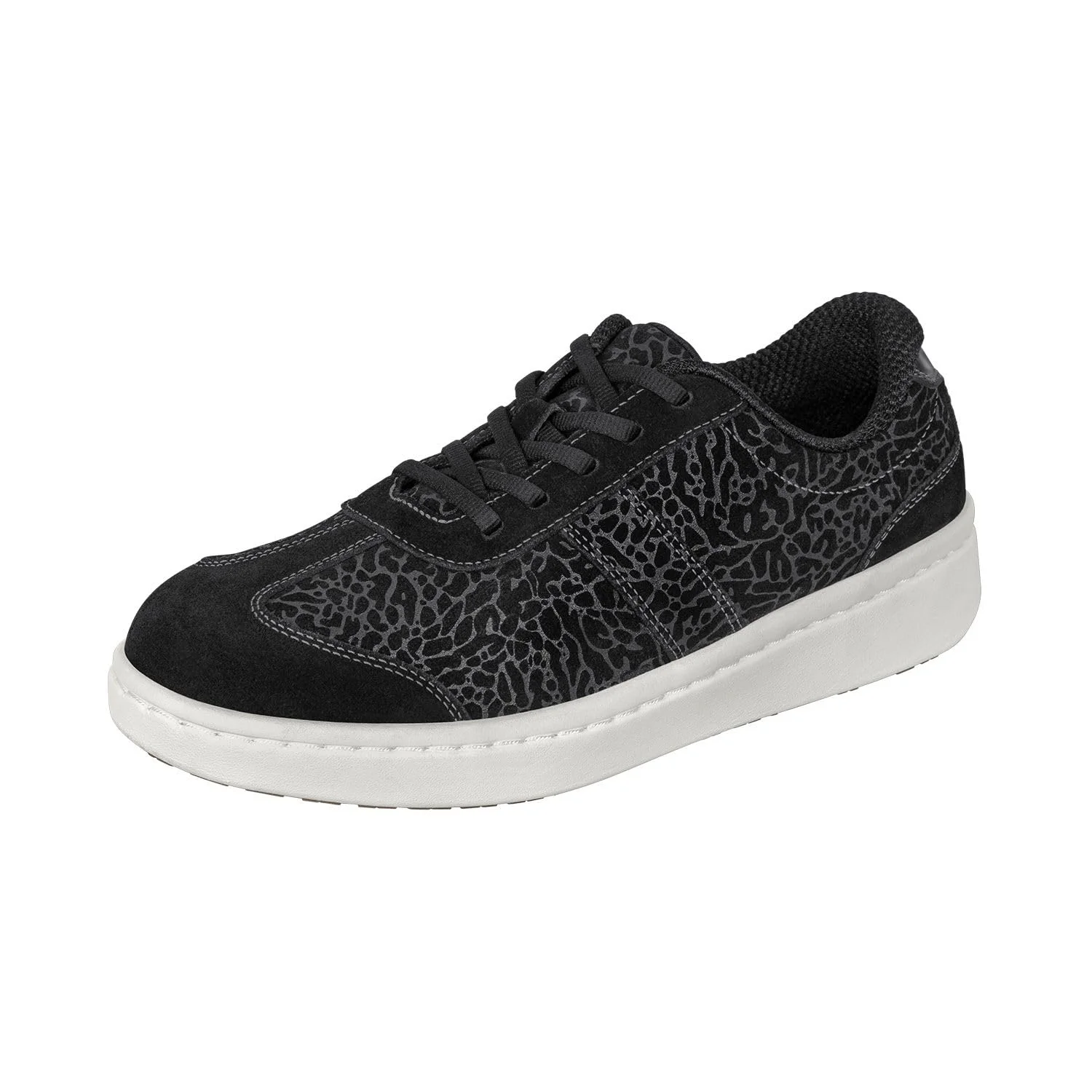 Orthofeet Damen orthopädischer Leder-Obermaterial Stroll Hands Free Casual Sneaker