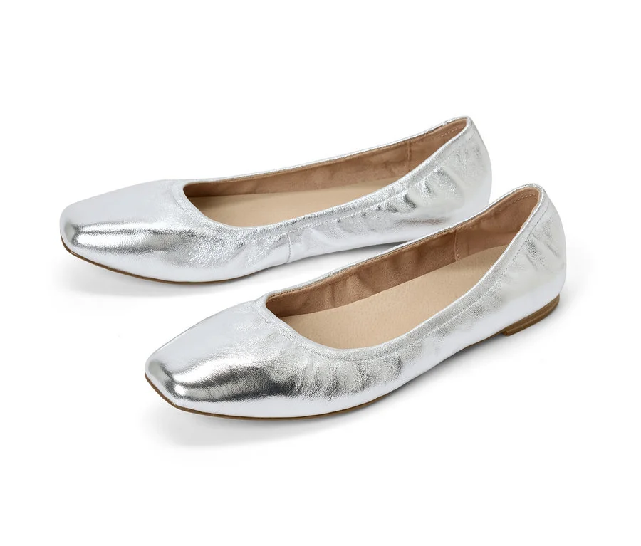 Leder-Ballerinas
