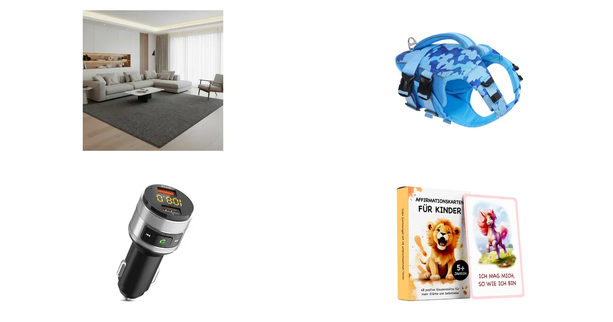 Jimri moderner Teppich Wohnzimmer – Weich, strapazierfähig – Blitzangebot 06.05.2026