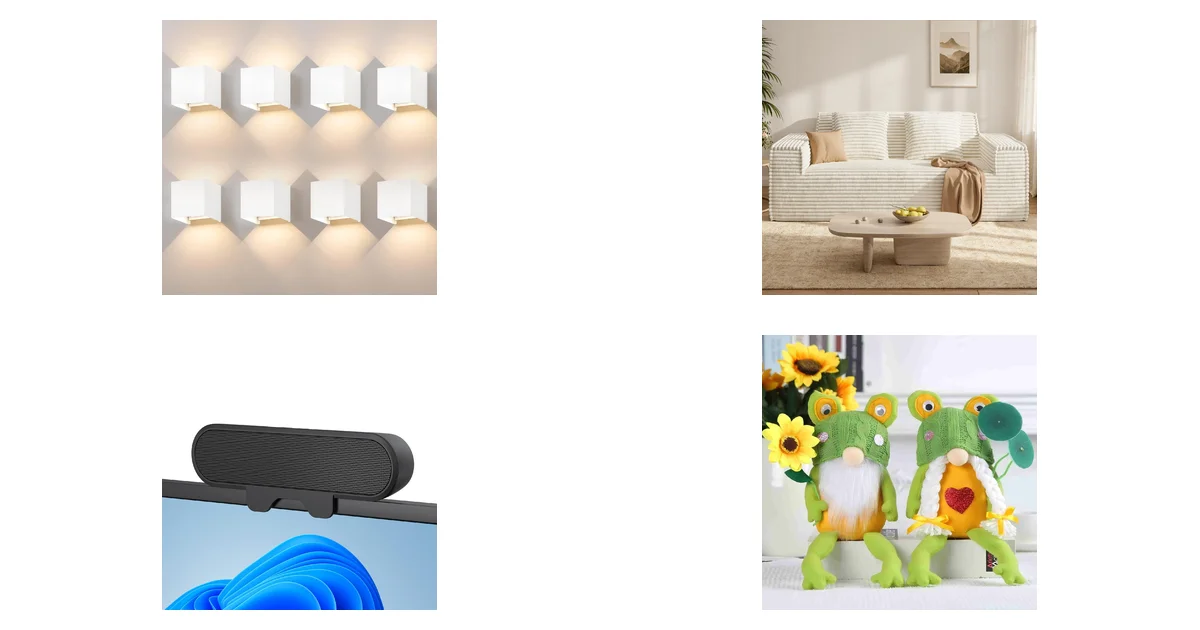 Kowanie Außenwandleuchten LED Wandleuchte 8er Set Amazon Blitzangebot 06.05.2026