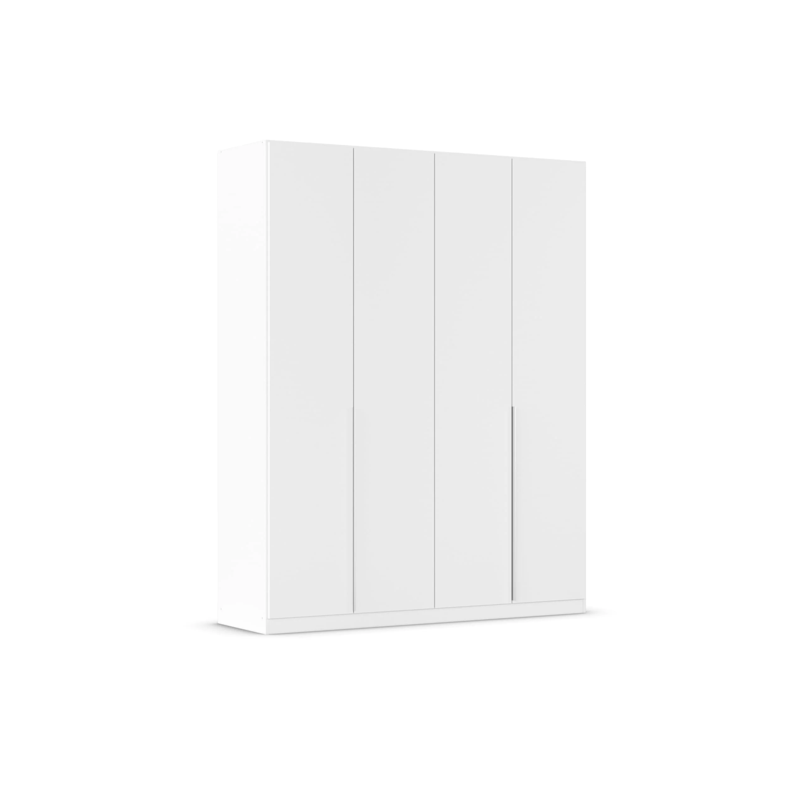Rauch Möbel Alabama, Kleiderschrank für Schlafzimmer, Kinderzimmer, Wohnzimmer, Garderobe, Flur, 4-türig, mit Zubehör Basic, Farbe Weiß, Breite 181 cm