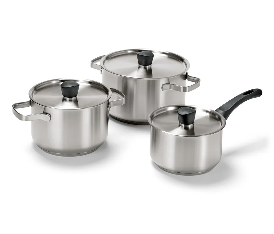 Edelstahl-Kochtopf-Set