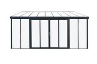 Wintergarten aus Aluminium, ca. 300 x 548 x 312 cm - Anthrazit