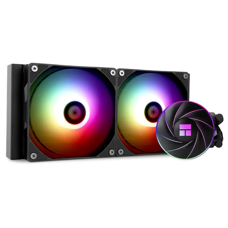 THERMALRIGHT Aqua Elite 240 ARGB Flüssig-CPU-Kühler, 240 Kühlreihen, 2 x 120mm PWM-Lüfter, S-FDB-Lager, für AMD/AM4/AM5, Intel LGA1150/1151/1155/1156/1200/2011/1700(Schwarz)