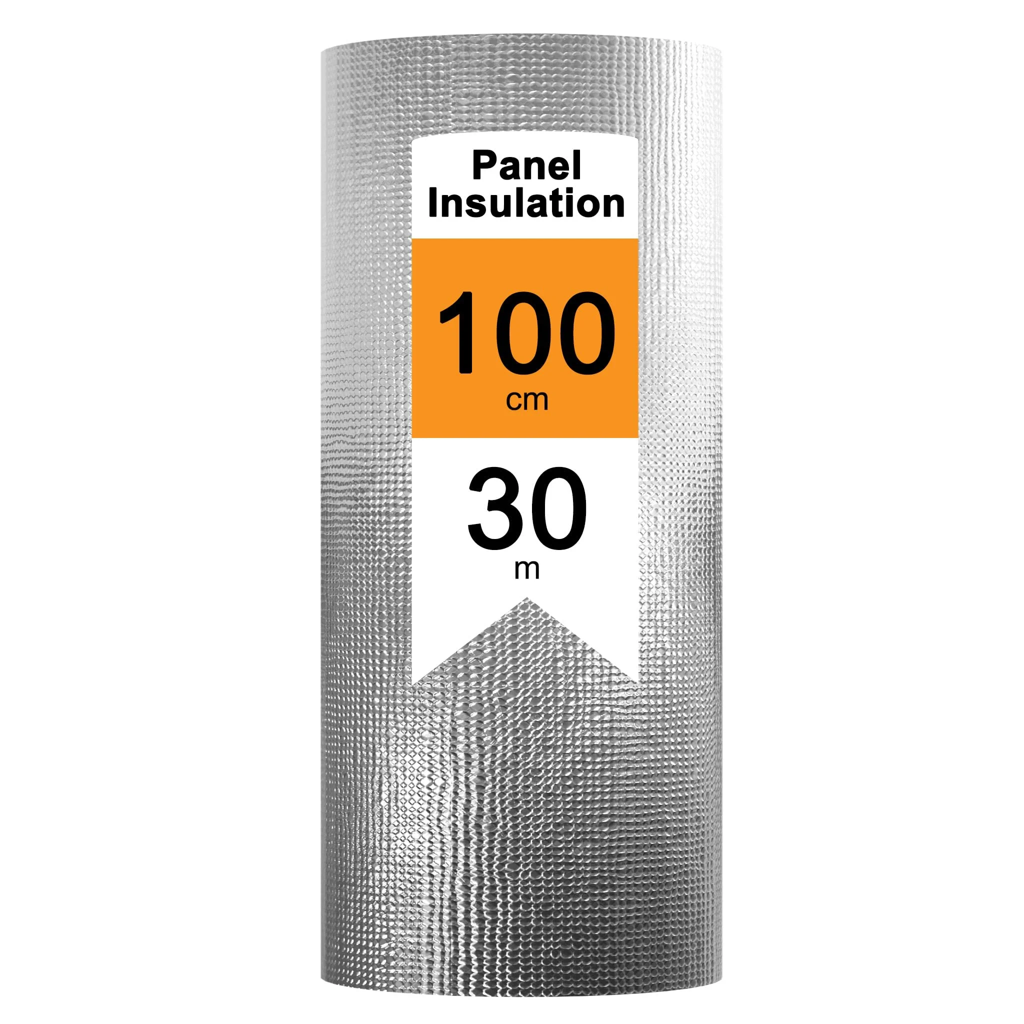 YRHome 30㎡ Isolierfolie Dämmfolie 1x30m Reflexionsfolie Heizung Alu Isoliertapete Aluminium Thermofolie Heizkörper 3-4mm Dicke Isolierungsfolie Wärmedämmung Wärmehaltung