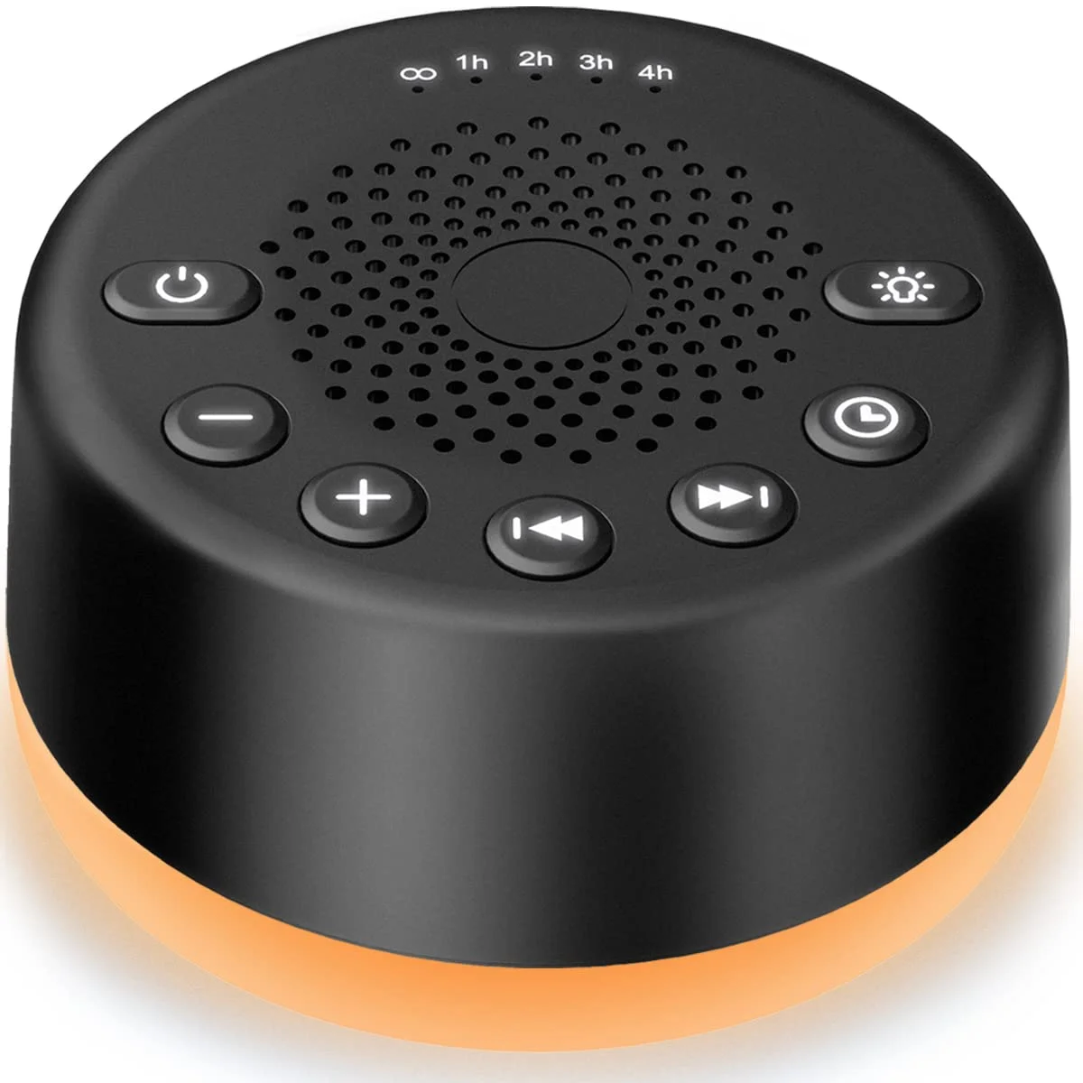 Easysleep White Noise Machine Einschlafhilfe mit 25 Beruhigende Klängen und Nachtlicht Weißes Rauschen Maschine mit Speicherfunktion 32 Lautstärkestufe und 5 Timer Wechselstrom oder USB Angetrieben