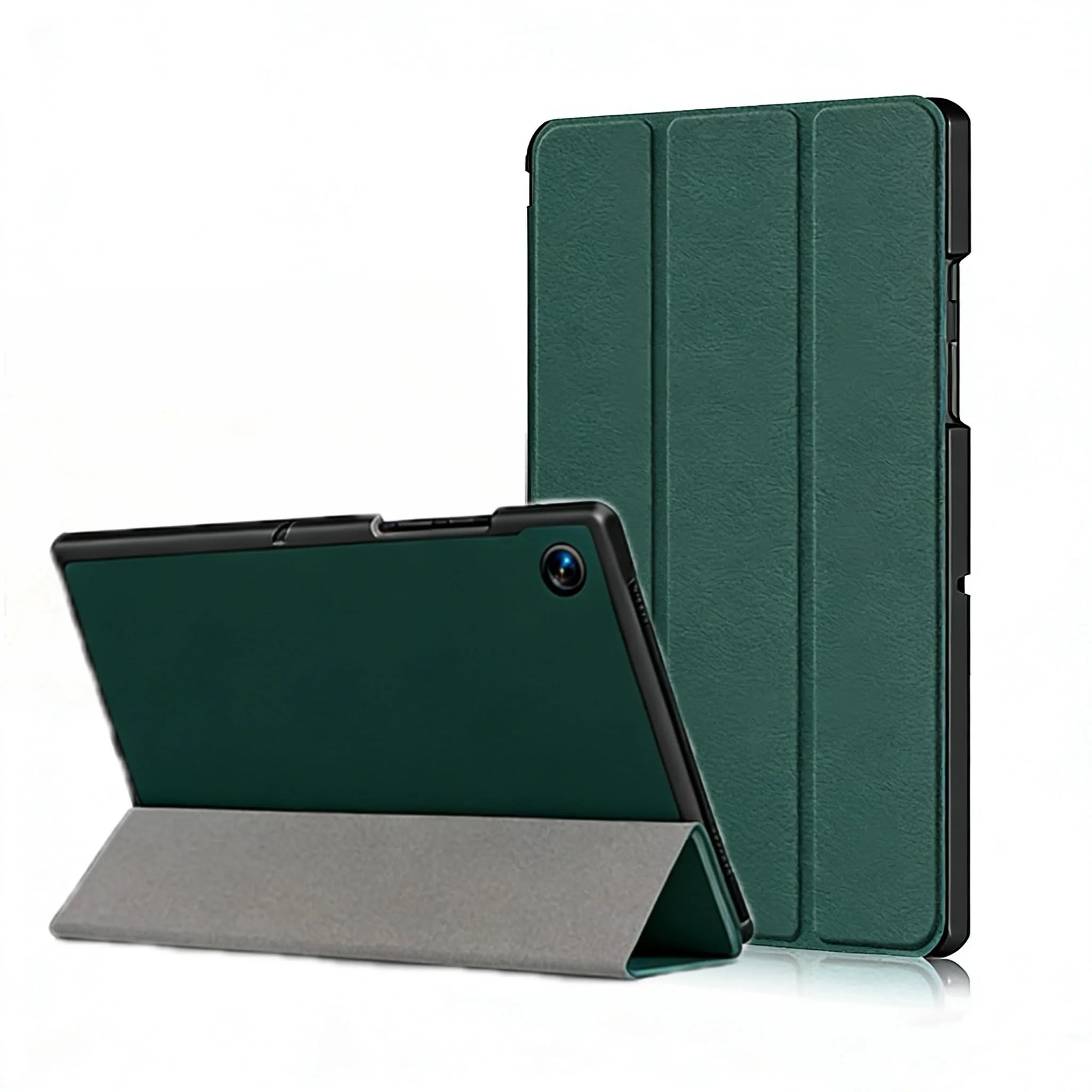 TXWLLIU Hülle für Samsung Galaxy Tab A8 10,5 Zoll 2022/2021 (SM-X200/X205/X207), Dreifach Gefaltete Klappbare Schutzhülle und Dünne Leichte Stand-Tablet-Schutzhülle mit Auto Wake/Sleep, Grün