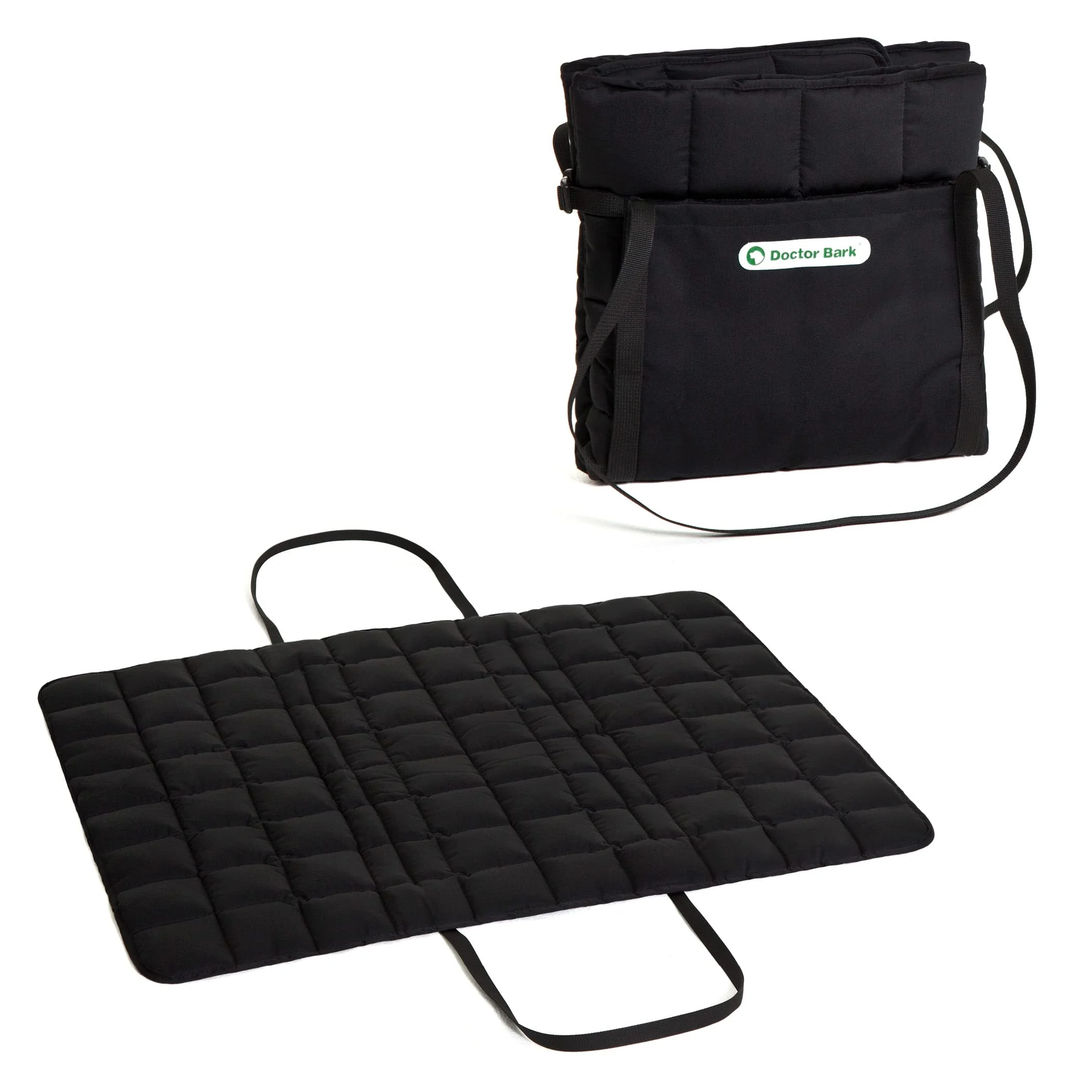 Doctor Bark Travel Bag für Hund und Besitzer, praktische Reisedecke, Allergiker geeignet - waschbar bei 95°C Größen erhältlich