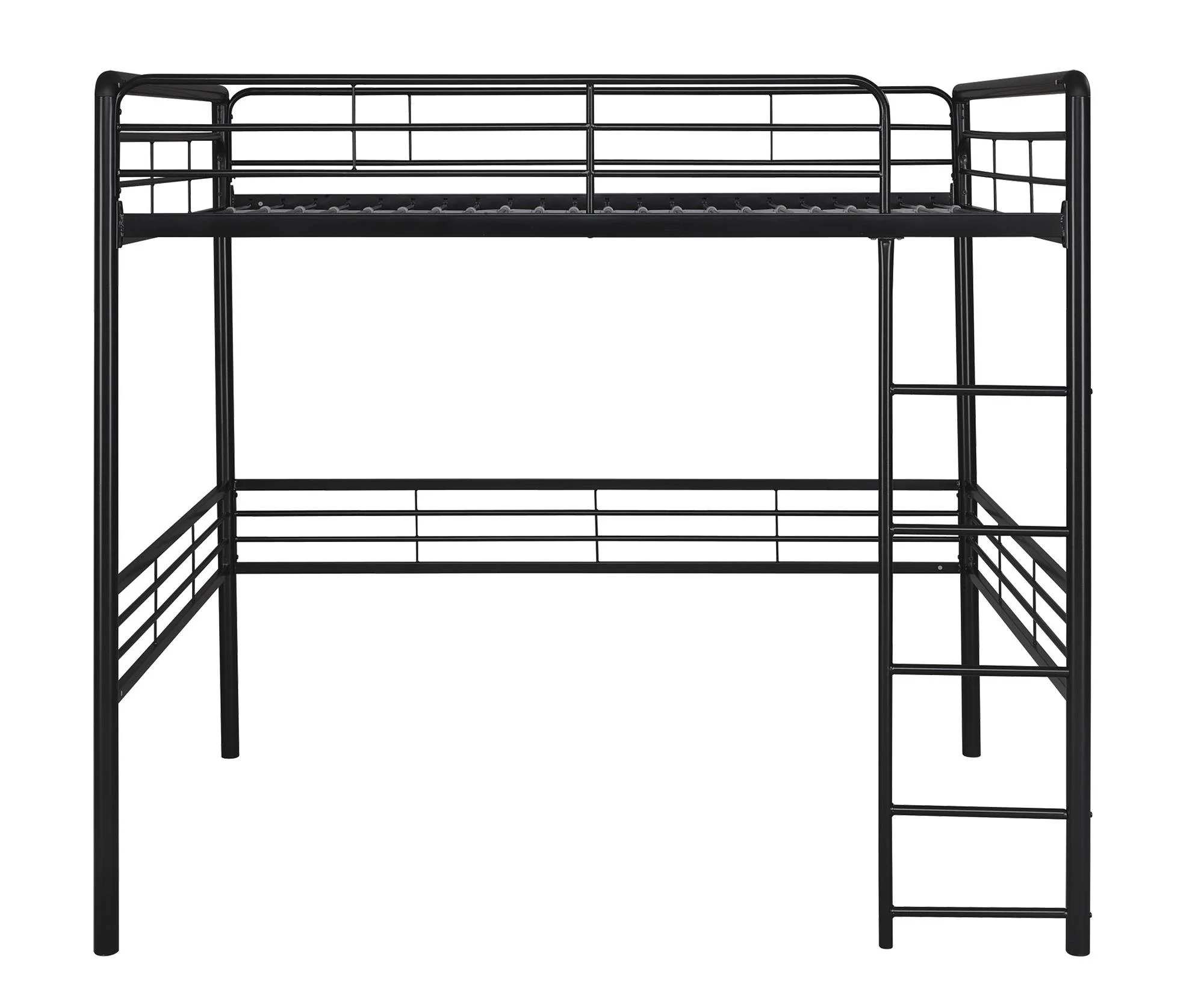 DHP Tommy Metall-Hochbett, Schwarz, Doppelbett