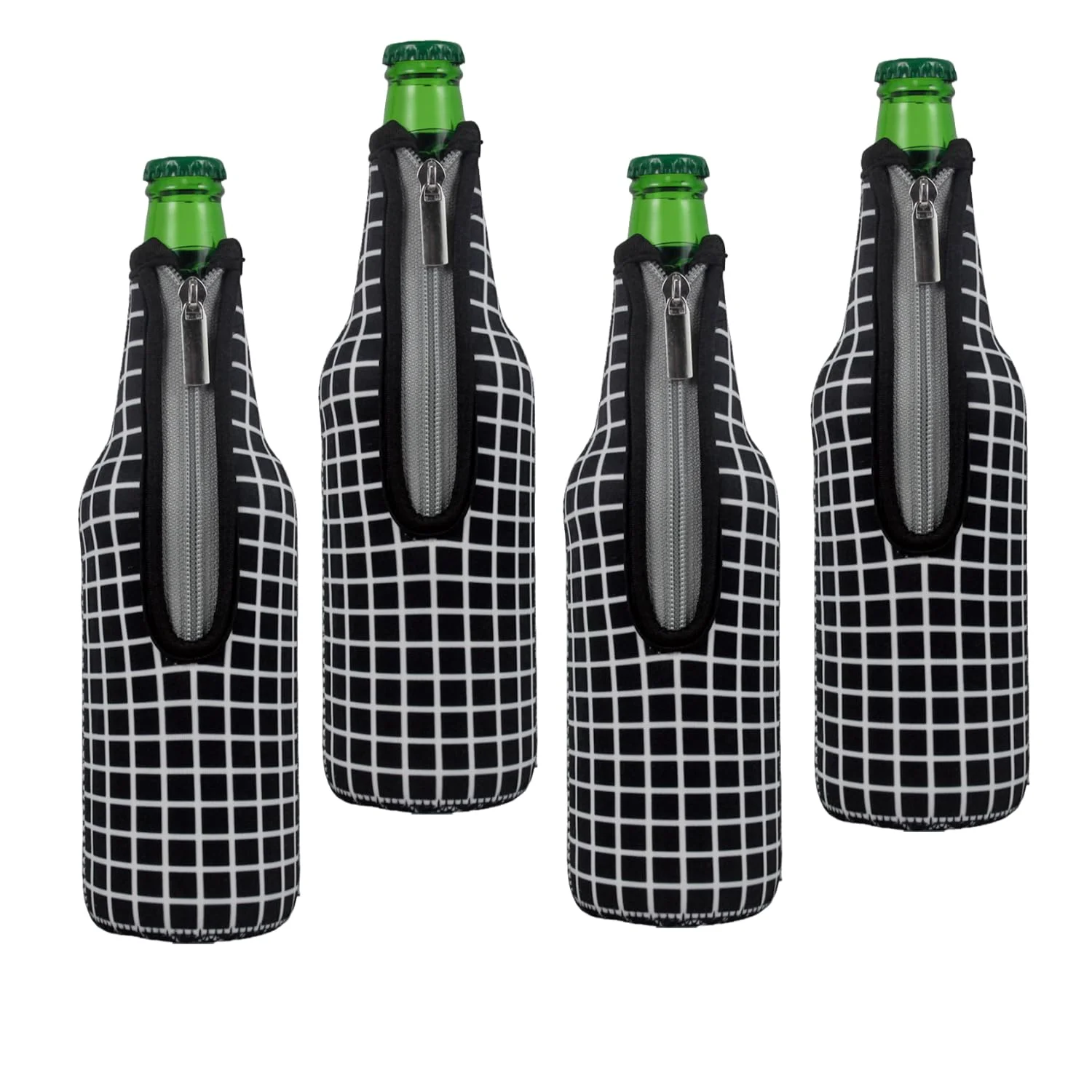 Orchidtent Bierflaschenkühler mit Reißverschluss, 500 ml, isoliertes Neopren, Bierflaschenhülle, Tragetasche für die Aufbewahrung Ihres Getränks, Bier, Cider, Softdrinks, gekühltes Wasser für Party,