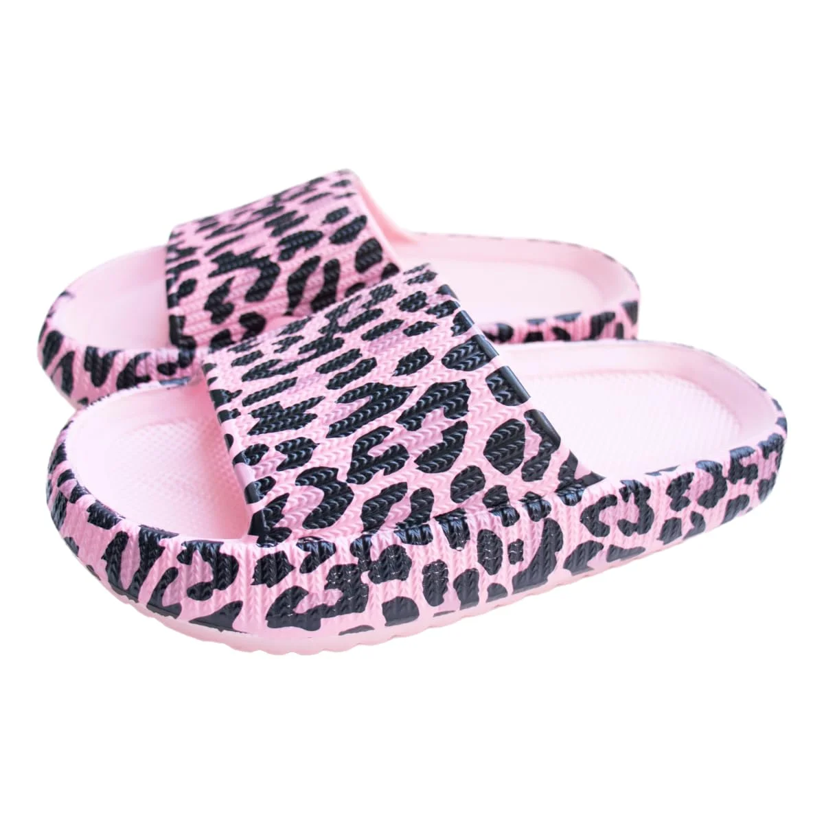 Badeschuhe Jungen Mädchen Badelatschen Original Slippers Leopard Wolken Slipper Badeschlappen Cloudyzz Schlappen Hausschuhe Kinder Home Slippers rutschfeste Pantoletten Sommer Strand Schwimmbad