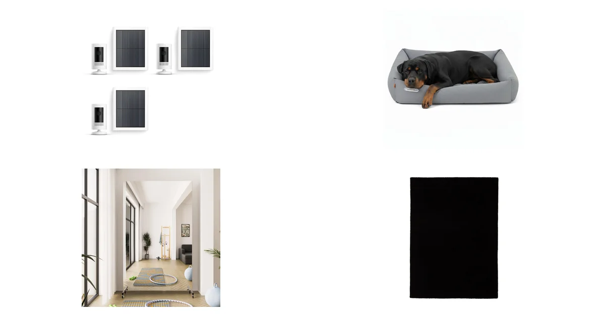 Neu heute bei Amazon: Ring Außenkamera Solar Stick Up Cam & Doctor Bark Hundebett