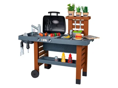 Outdoor Gartenspielküche, mit Grill, Fritteuse u.v.m.