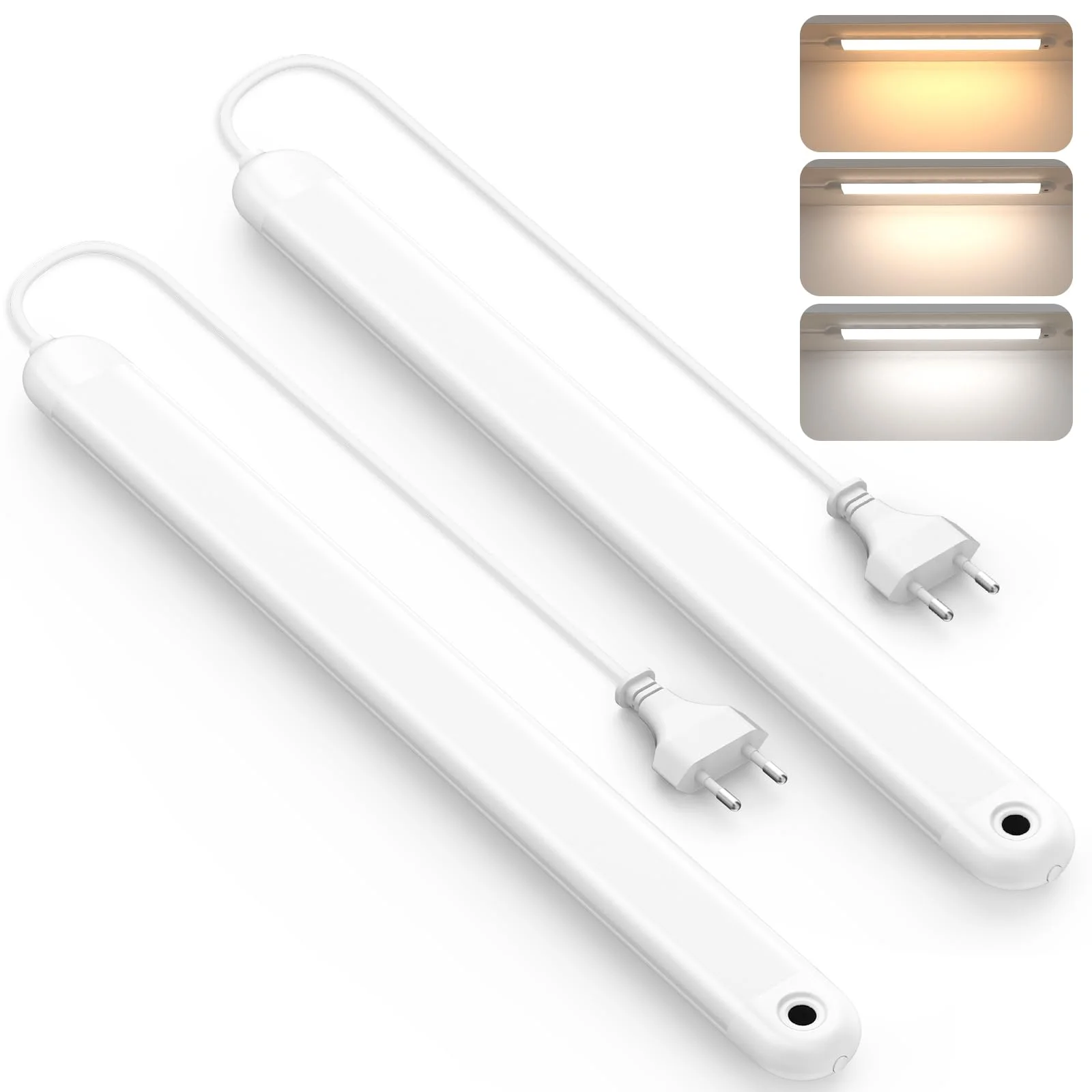 SIBI LIGHTING Unterbauleuchte LED, Dimmbar 41cm Küchenlampe mit Bewegungssensor, Einstellbare Farbtemperatur Unterschrank Beleuchtung für Küche, Büro, Werkstatt, 2Stück