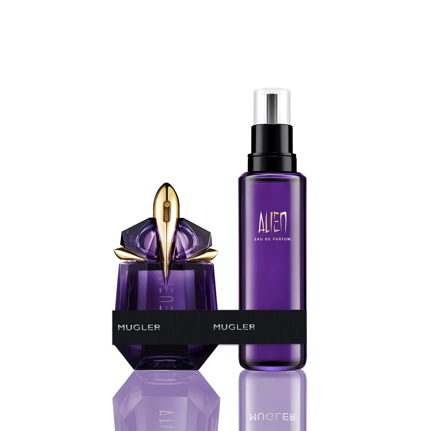MUGLER Alien Eau de Parfum, Damen-Parfum, Amberartig, holzig und blumig