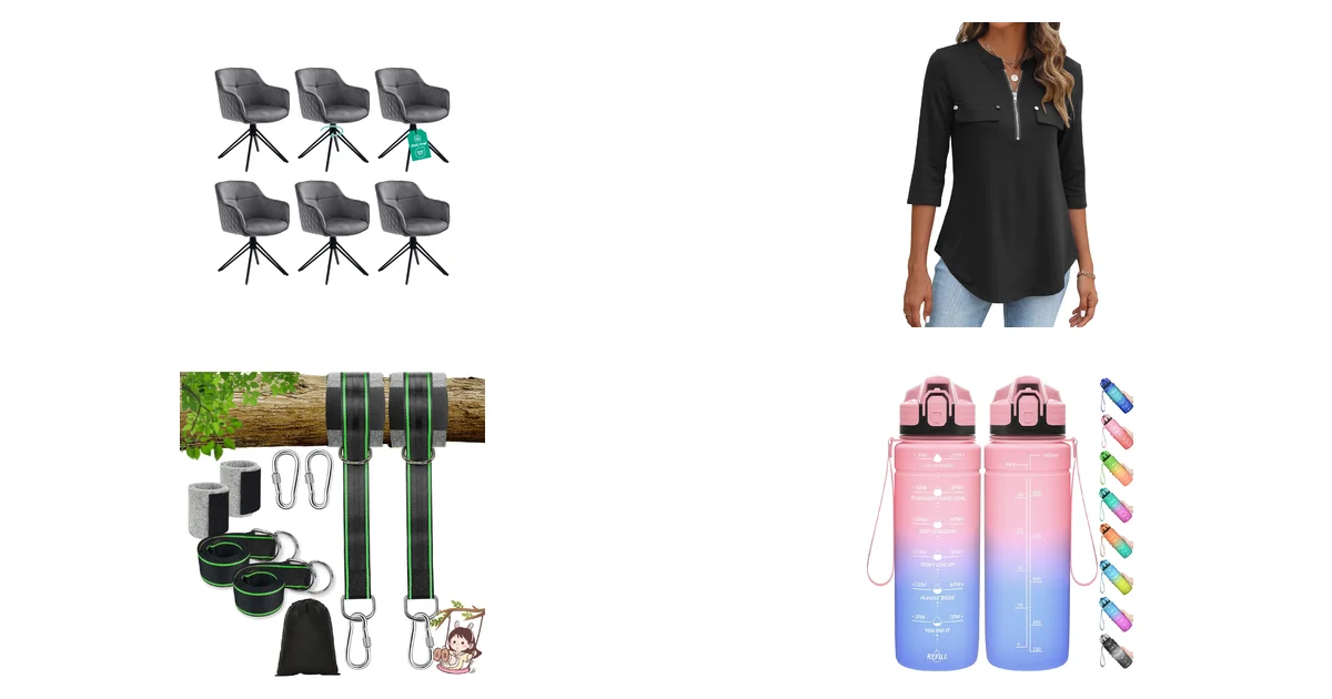 Linele Linele Esszimmerstühle 6er Set Grau mit Federkern Blitzangebot 11.05.2026