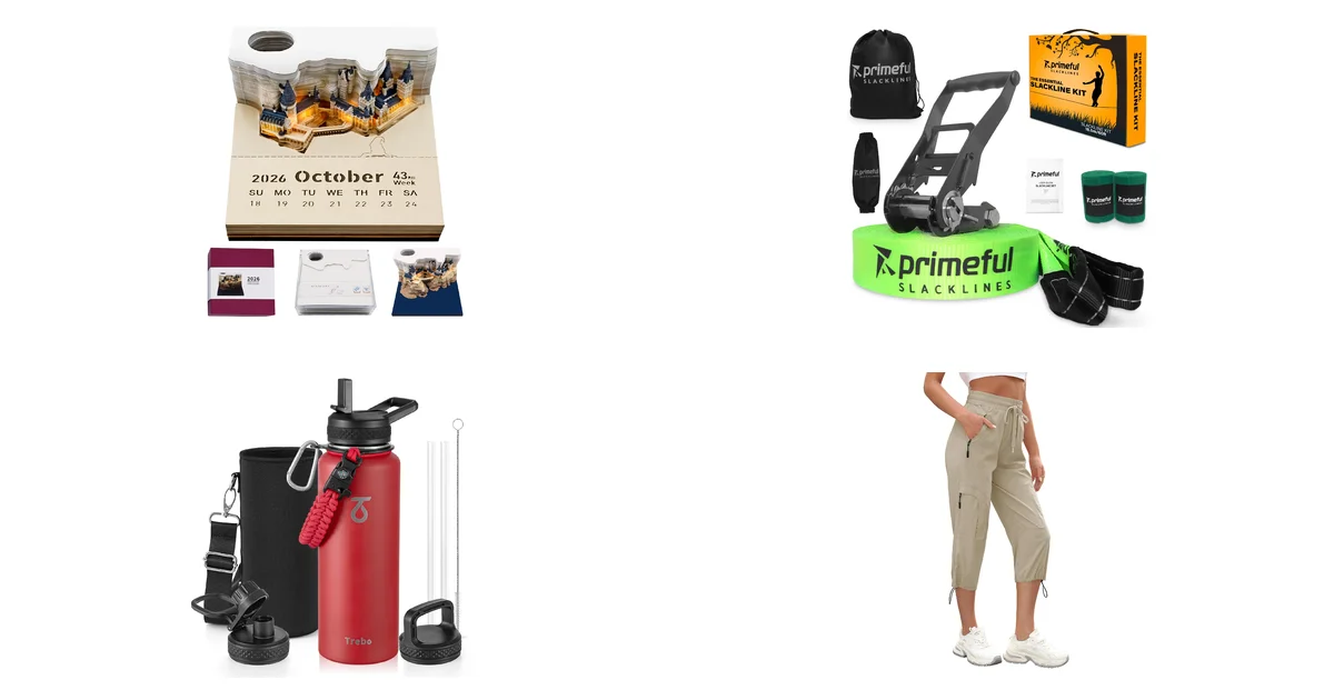 Primeful Slackline Set Komplett - Premium 15m mit Baumschutz Blitzangebot 11.05.2026