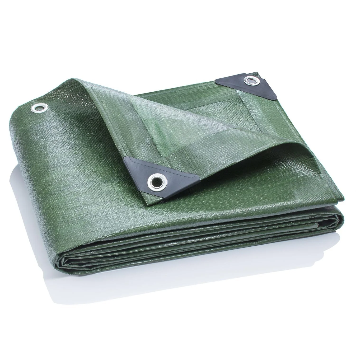 GardenMate 3x4m 120g/m² Gewebeplane Grün Abdeckplane Schutzplane Bootsplane