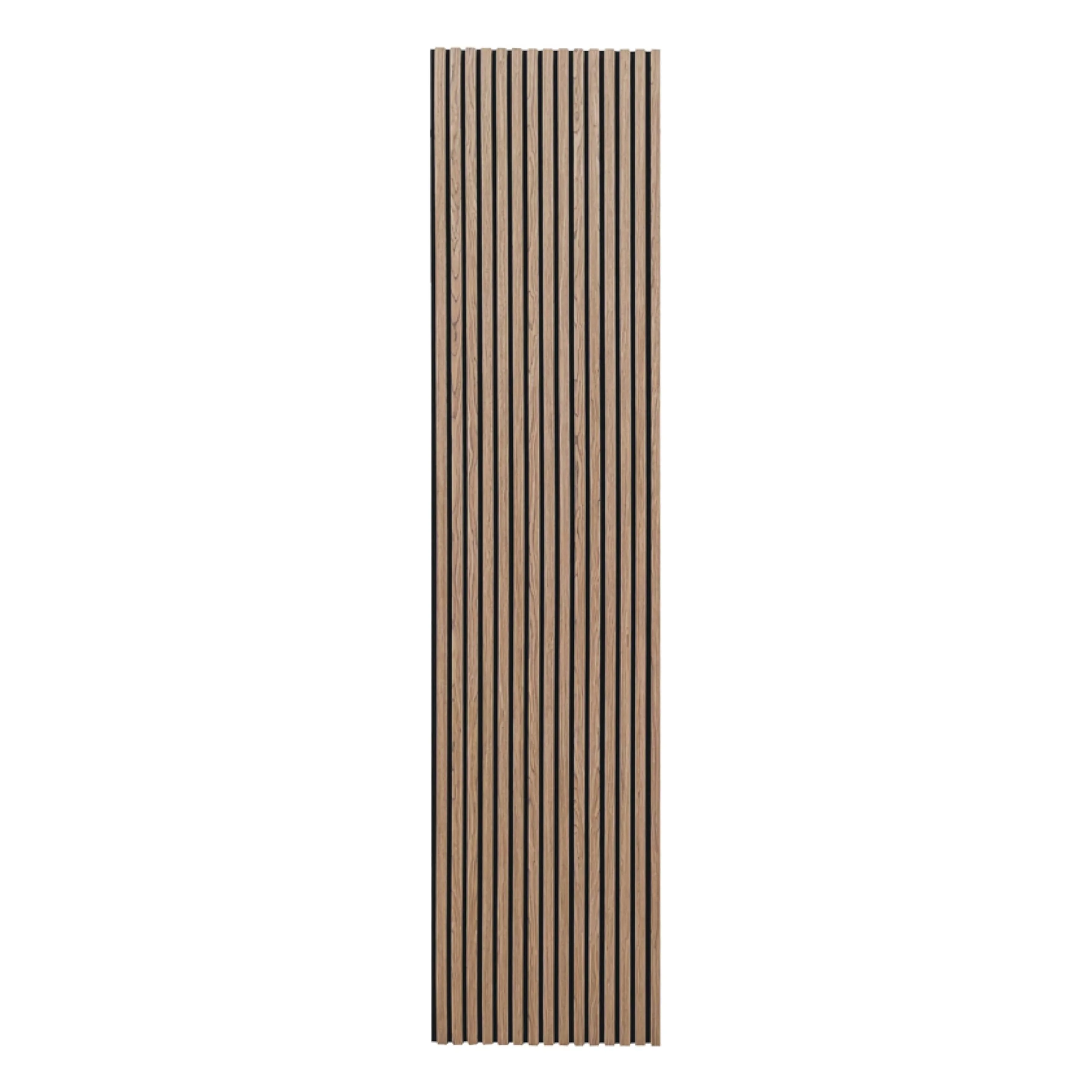 Vivodo Akustikpaneele | Farbe: Walnuss | Wandpaneele in verschiedenen Formaten | Deko Wohnzimmer | Wanddeko in Holz | Akustik Paneele Wand | Lamellenwand (120 x 40 cm - 1 Stk.)