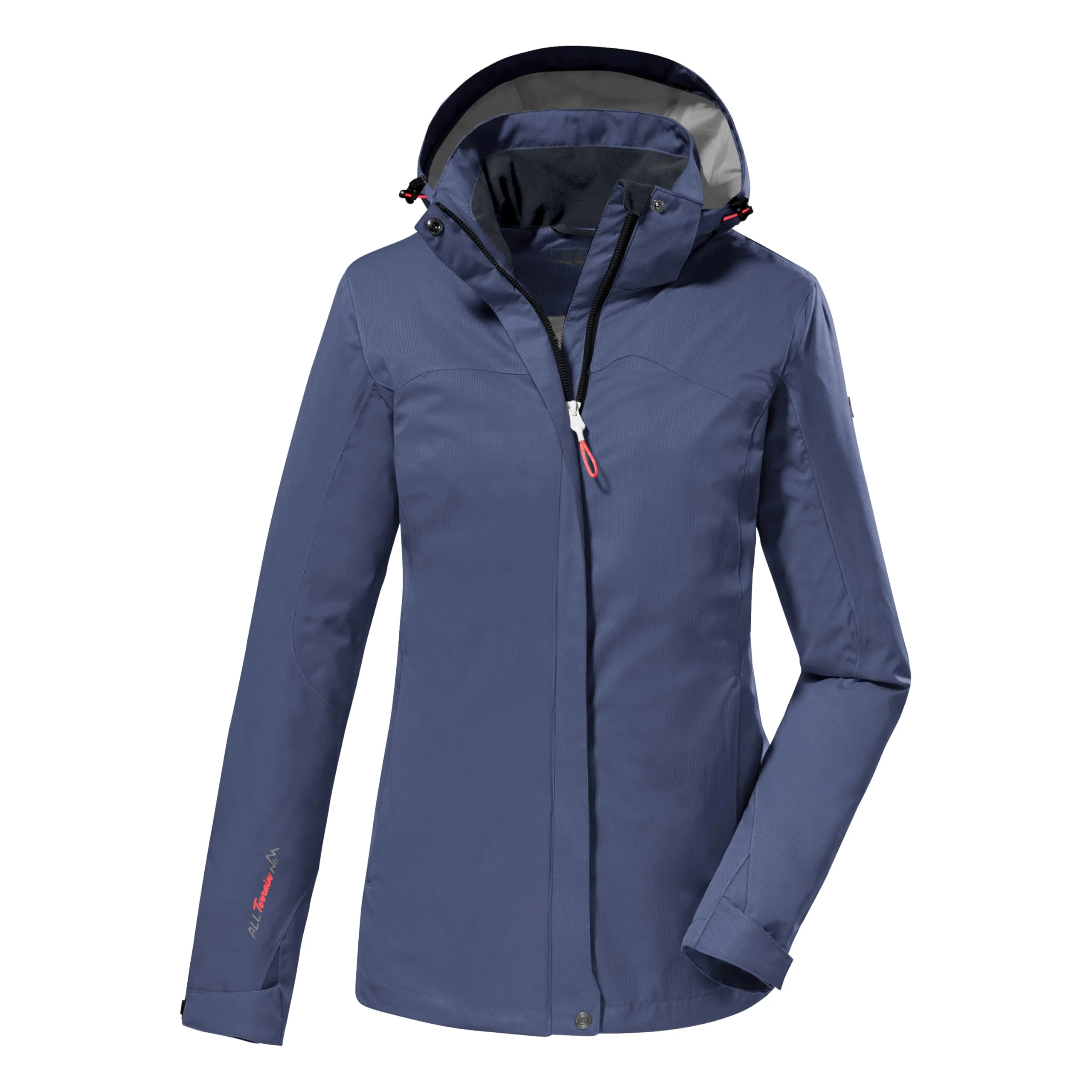 killtec Damen Funktionsjacke/Outdoorjacke mit abzippbarer Kapuze Kurzgröße KOS 133 KG WMN JCKT