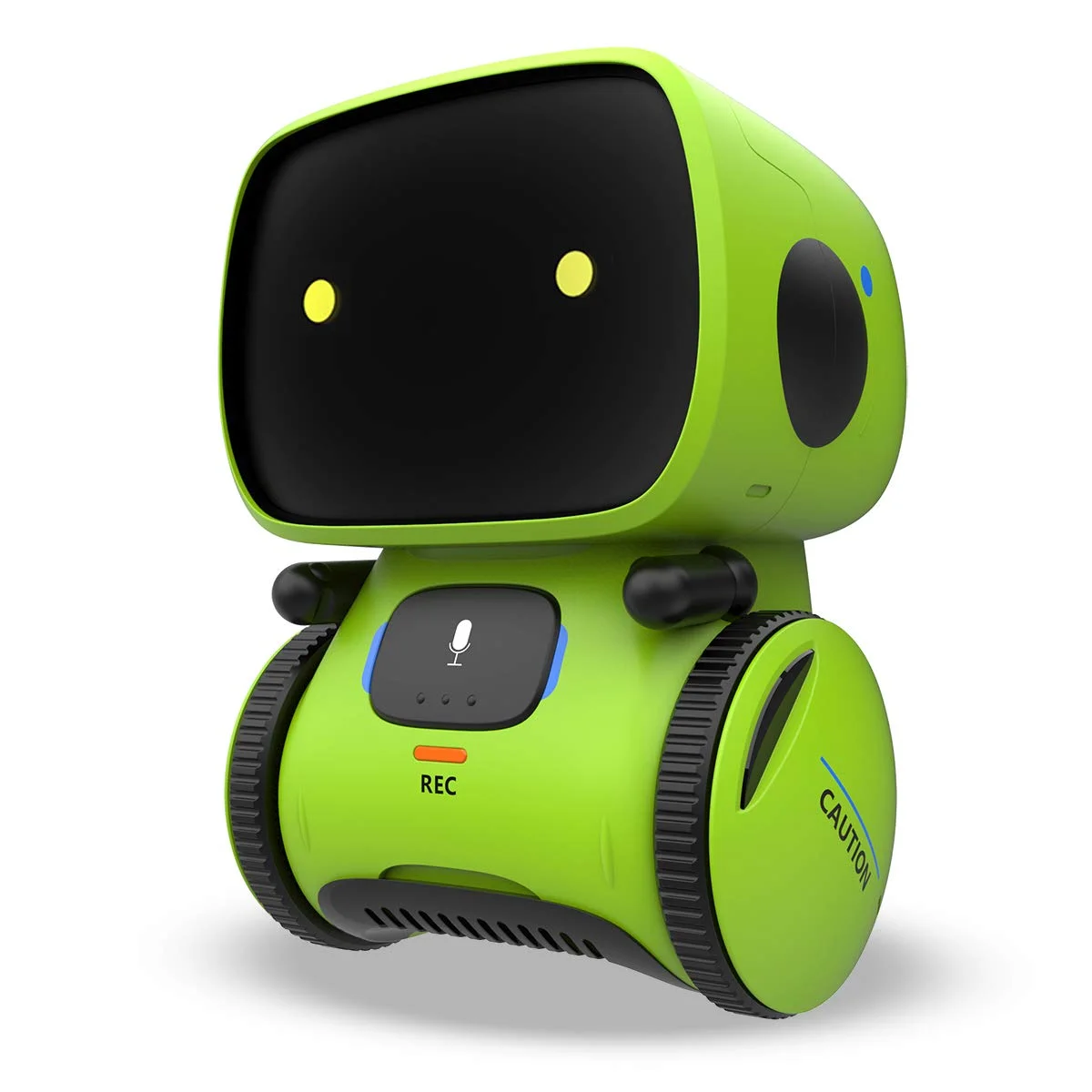 REMOKING Interaktiver Lernroboter für Kinder, Sprechender Roboter mit Musik, Tanz & LED-Augen, Touch- & Sprachsteuerung, Lernspielzeug Geschenk für Jungen & Mädchen ab 3 Jahren (Grün)