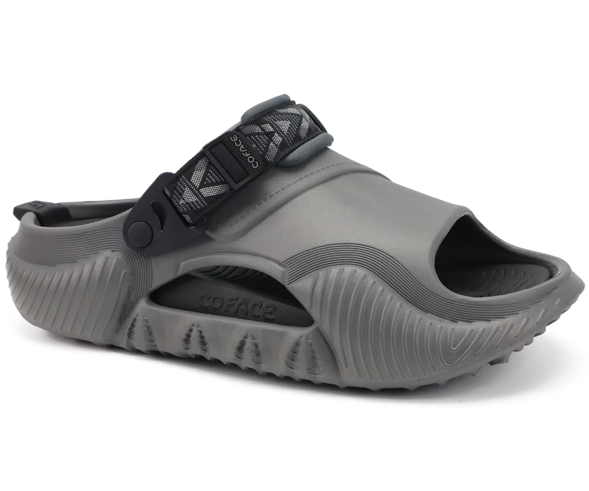 COFACE Herren Clogs Casual Bequem Fußbett Sandalen Schickes Offene Größe 40-48