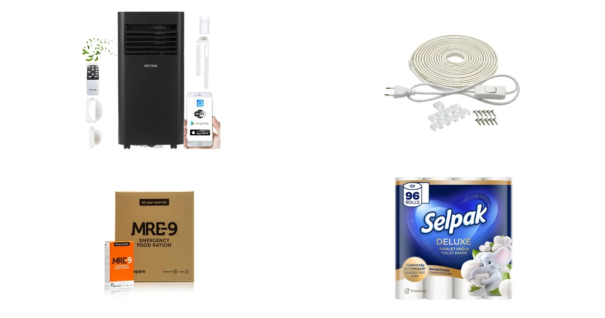 Amazon Blitzangebote 13.05.2026: Echos Mobilklimaanlage mit Abluftschlauch und Hmuaog COB