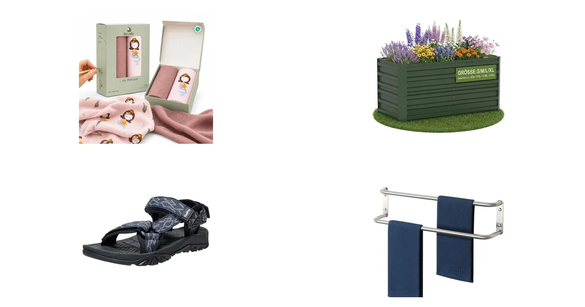 Top-Produkte Bavella 2er Set Musselin Decke Tuch ÖKO-TEX Ze Amazon Suusolny Hochbeet Kit