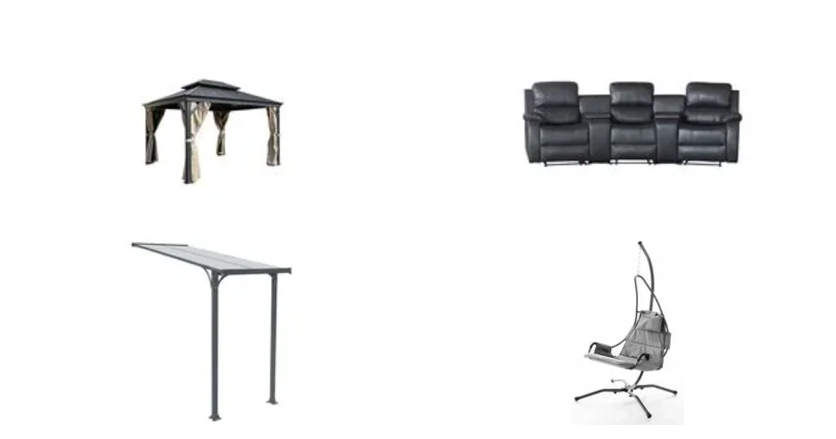 Norma24.de Deals 14.05.2026: Pavillon Sofia Aluminium- und Stahl & 3-Sitzer Home-Cinema
